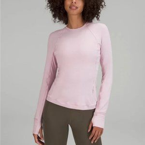 Lululemon - Rulu Run Long Sleeve Shirt - Pink Peony - Size 10